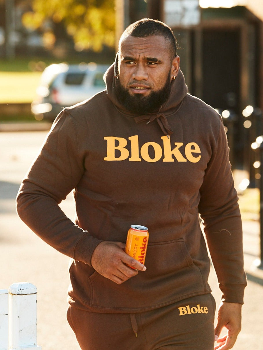 Bloke hoodie brown